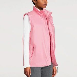 NWT Rains Padded Nylon Vest Pink Sky Small